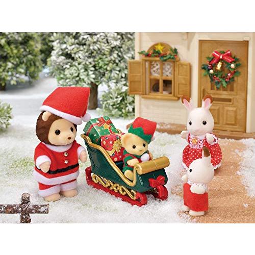 Sylvian Families Lion Santa Christmas Set Se-206