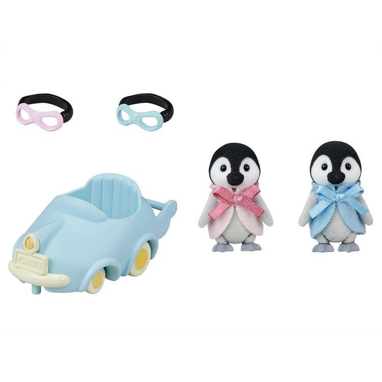 مجموعة عربة الأطفال Penguin Baby Good Friends من Sylvanian Families Df-23