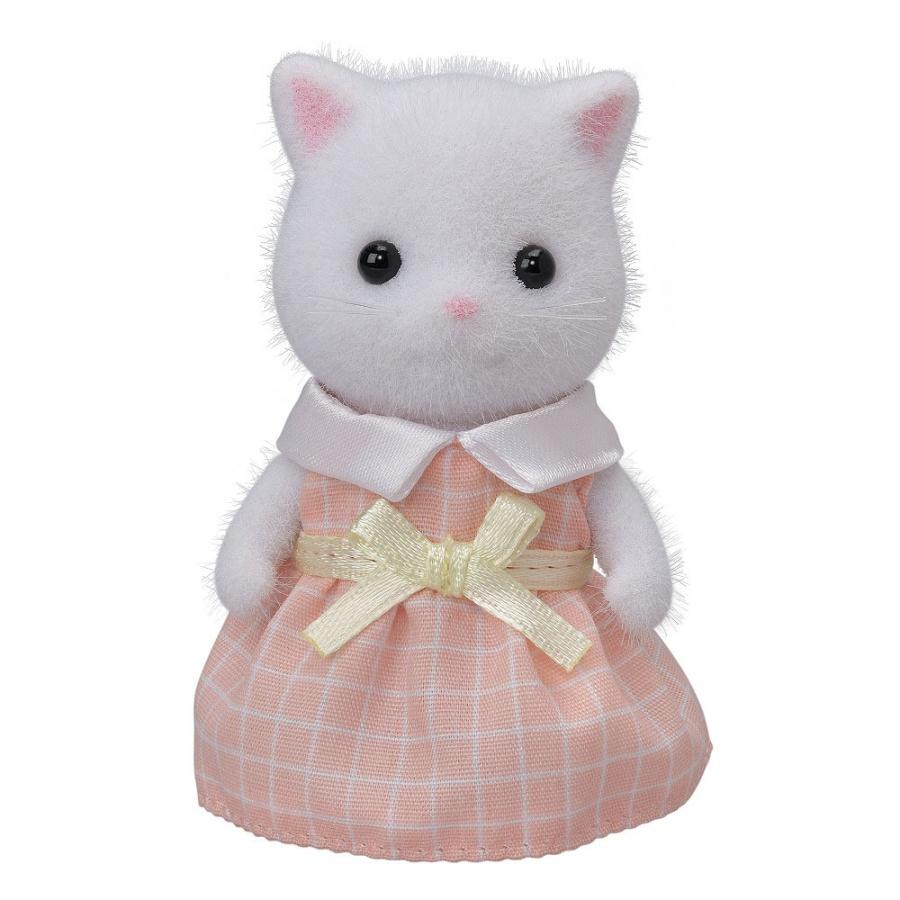 Sylvanian Families Persian Cat Girl White Ni-105