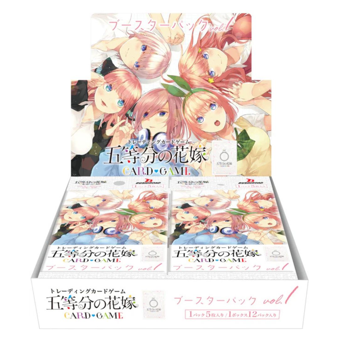 The Quintessential Quintuplets Card Game Booster Pack vol.1 BOX