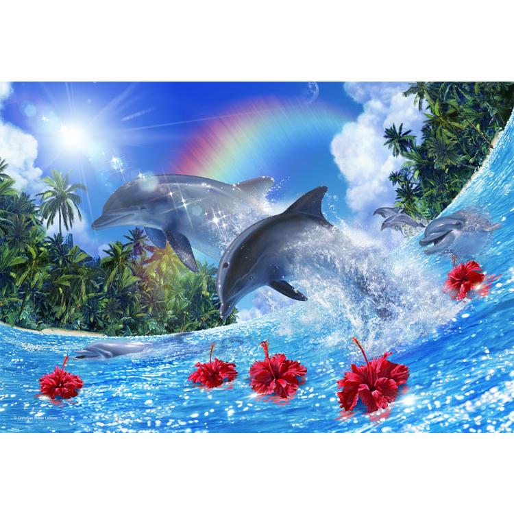 jigsaw-puzzle-shining-dolphins-larsen-300-pieces-yam-03-950-yanoman-1