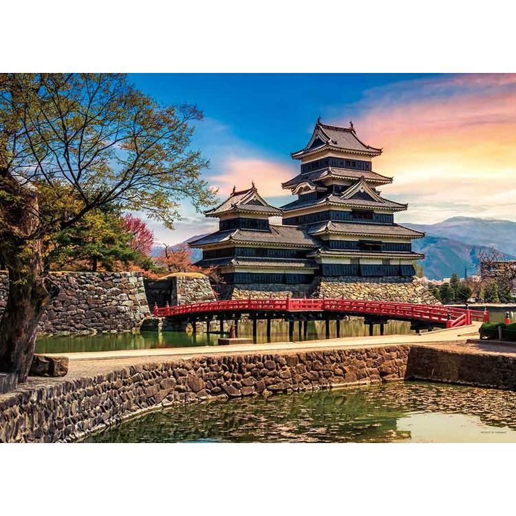 jigsaw-puzzle-matsumoto-castle-at-sunset-nagano-500-pieces-yam-05-1038-1