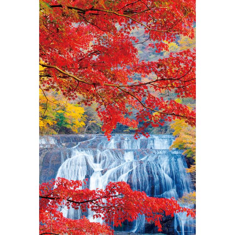 jigsaw-puzzle-fuka-falls-with-autumn-foliage-ibaraki-cp-al-1000-pieces-yam-10-1470-yanoman-1