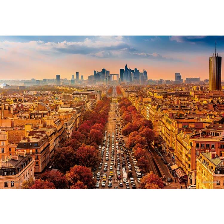 jigsaw-puzzle-champs-élysées-and-paris-view-france-cp-hi-1000-pieces-yam-13-16-yanoman-1