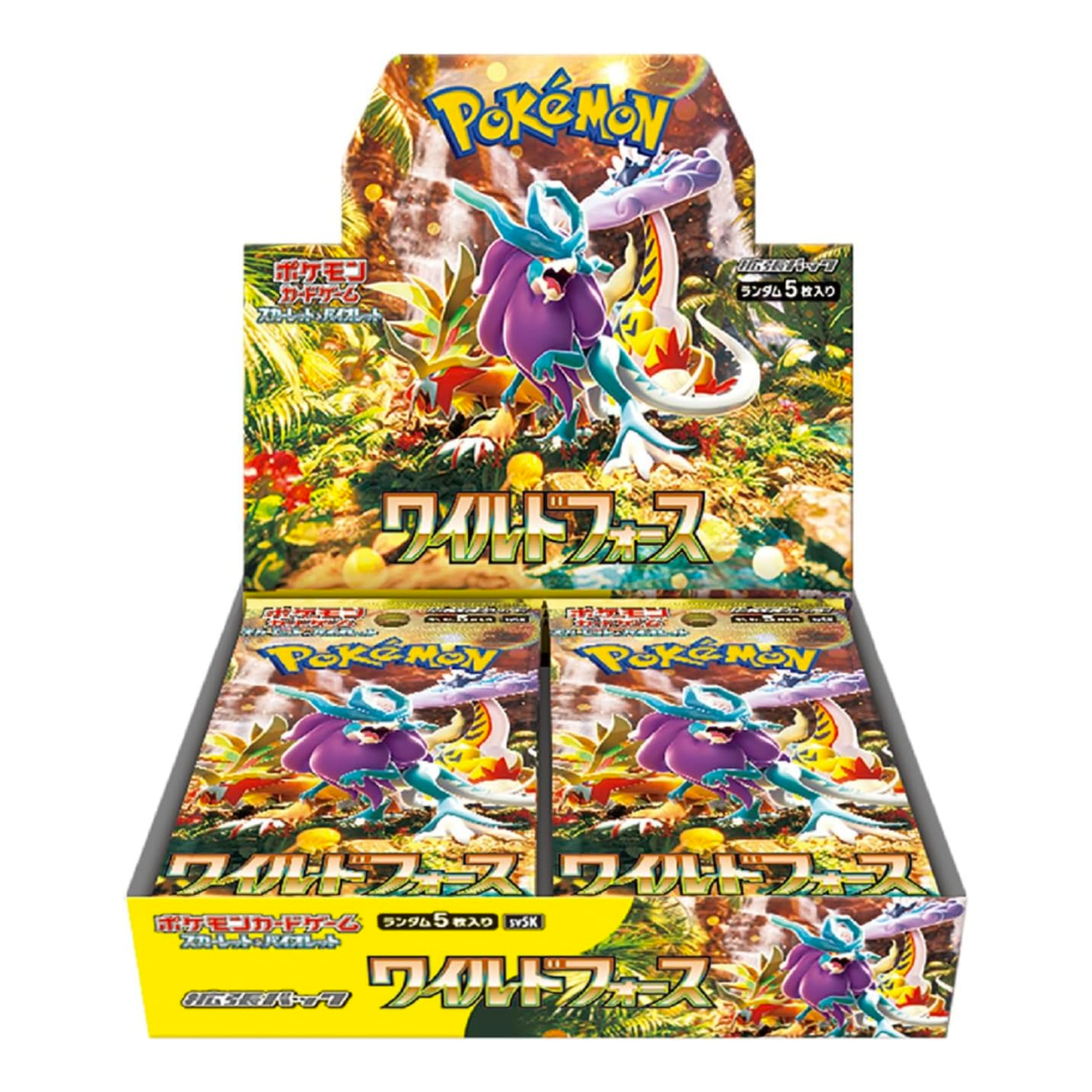 Pokemon Card Game Scarlet & Violet Booster Pack Wild Force BOX sv5k Japan