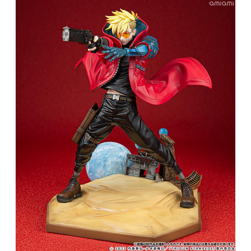 ARTFX J TRIGUN STAMPEDE Vash the Stampede TRIGUN STAMPEDE Ver. 1/8 איור הושלם KOTOBUKIYA