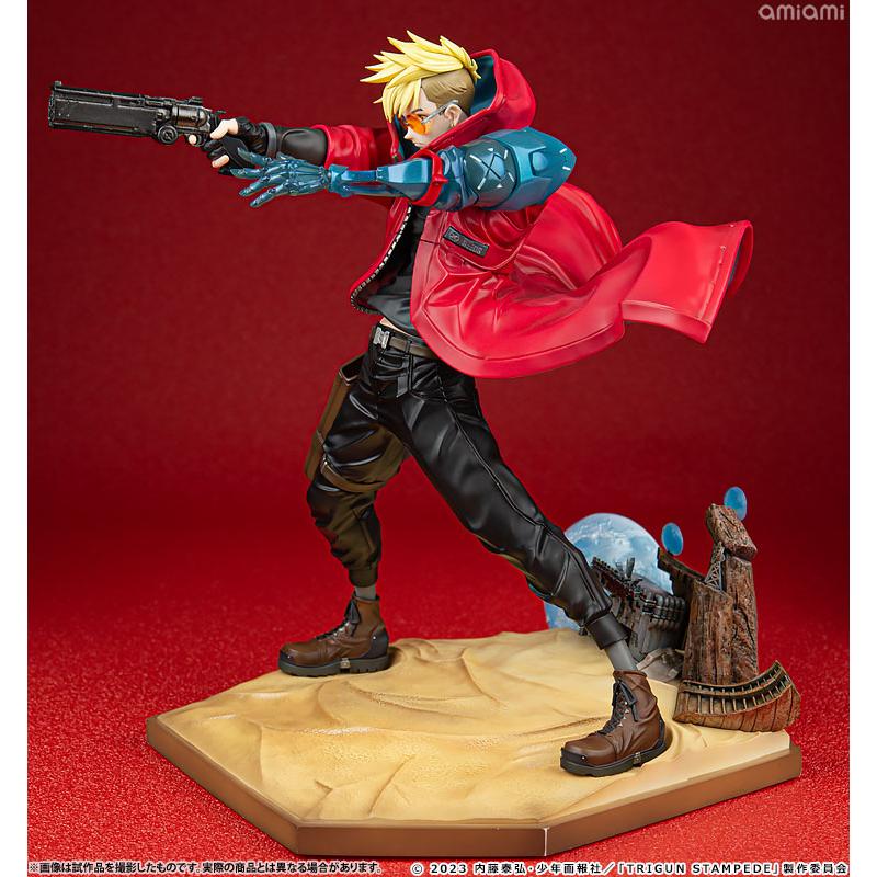 ARTFX J TRIGUN STAMPEDE Vash the Stampede TRIGUN STAMPEDE Ver. 1/8 איור הושלם KOTOBUKIYA