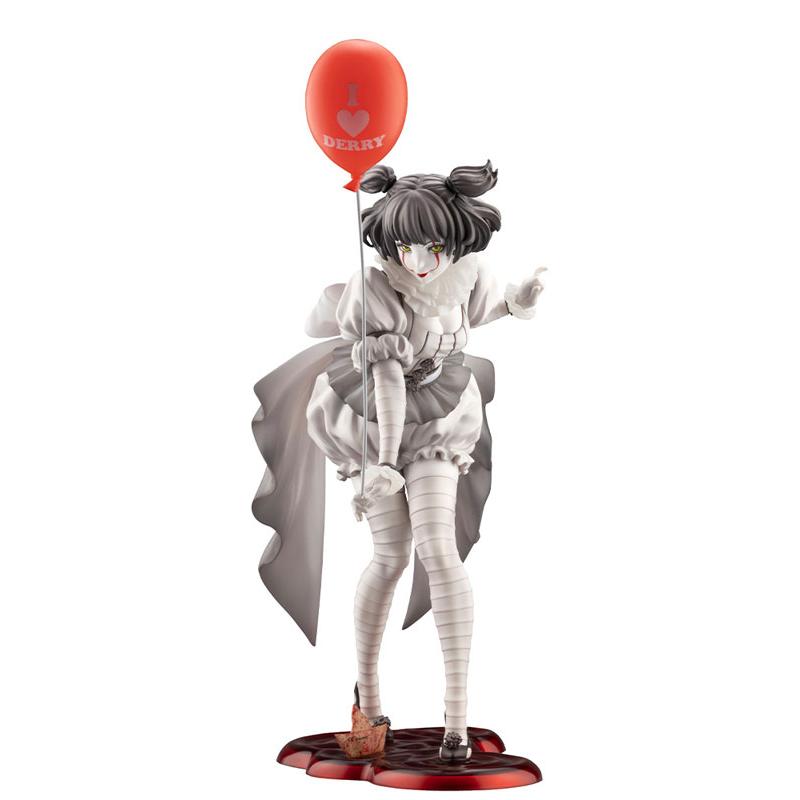 HORROR Bishoujo IT/It عندما ترى "ذلك"، فقد انتهى الأمر. Pennywise (2017) Monochrome Ver. 1/7 مجسم كامل KOTOBUKIYA