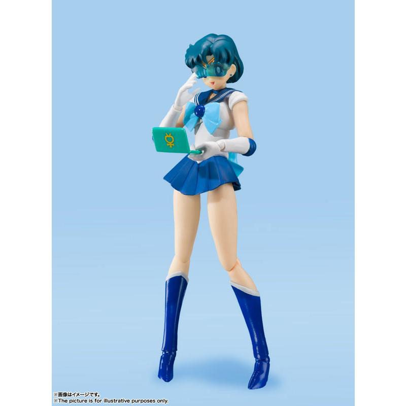 S.H.Figuarts Sailor Mercury Animation Color Edition Pretty Guardian Sailor Moon BANDAI SPIRITS