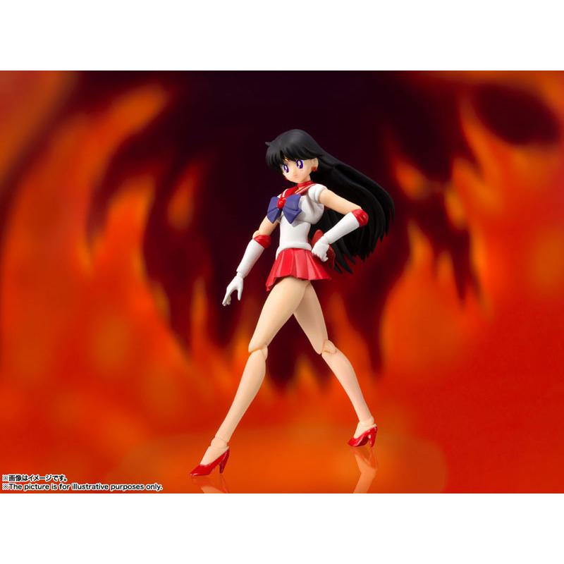 S.H.Figuarts Sailor Mars Animation Color Edition Pretty Guardian Sailor Moon BANDAI SPIRITS