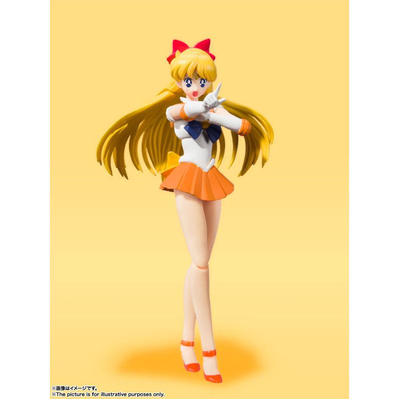 مجموعة الرسوم المتحركة الملونة من SHFiguarts Sailor Venus Pretty Guardian Sailor Moon BANDAI SPIRITS