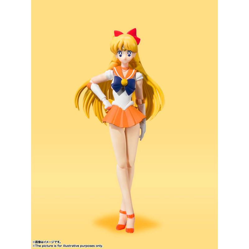 مجموعة الرسوم المتحركة الملونة من SHFiguarts Sailor Venus Pretty Guardian Sailor Moon BANDAI SPIRITS