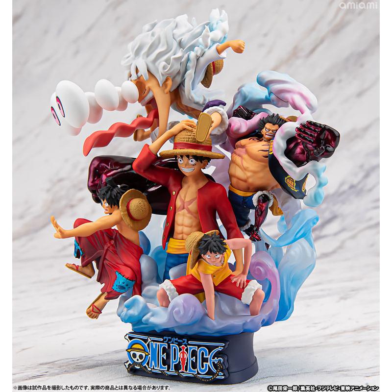 مجسم خاص لشخصية لوفي من Megahouse Petitrama DX ONE PIECE LOGBOX RE BIRTH 02