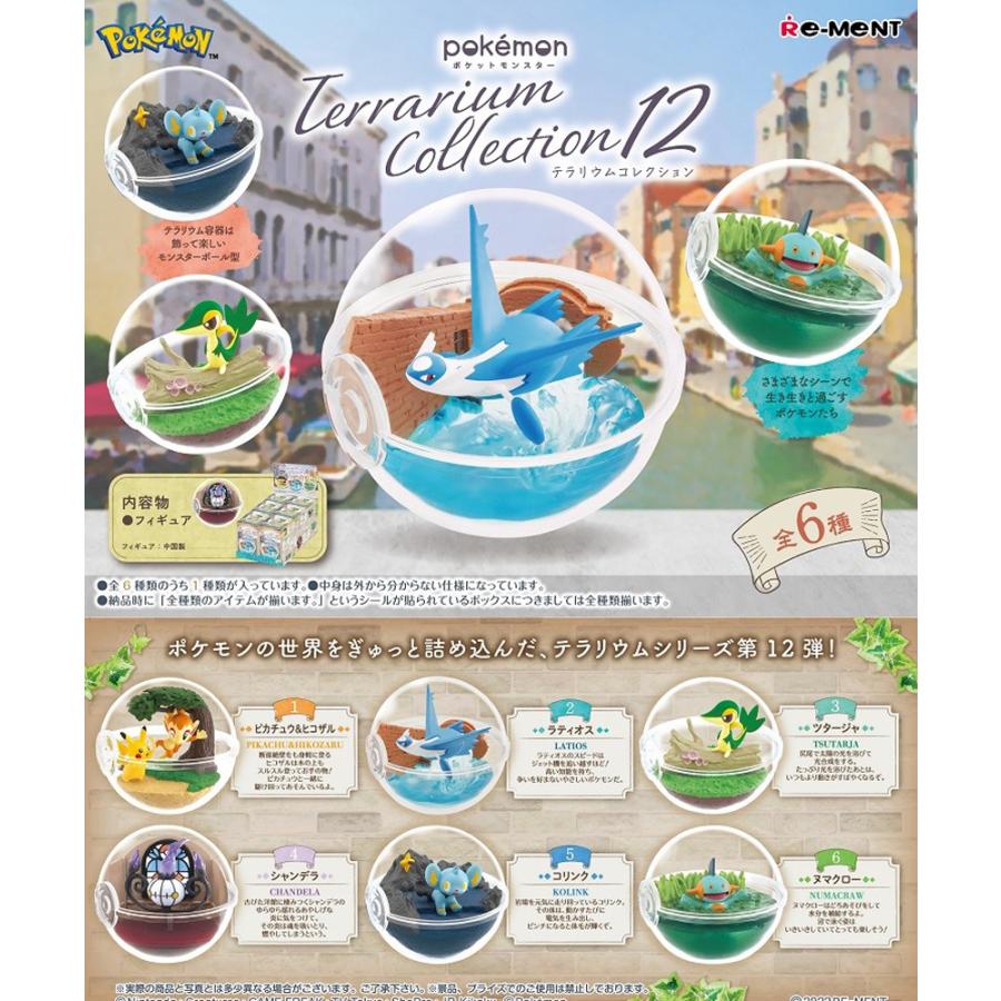 Re-ment Pokemon Terrarium Collection 12 盒产品，6 种 [全部可用]