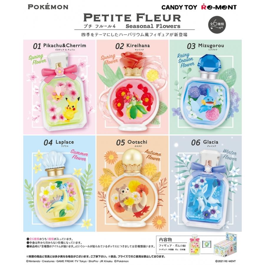 Re-ment Pokemon PETITE FLEUR Seasonal Flowers BOX product all 6 types all types set